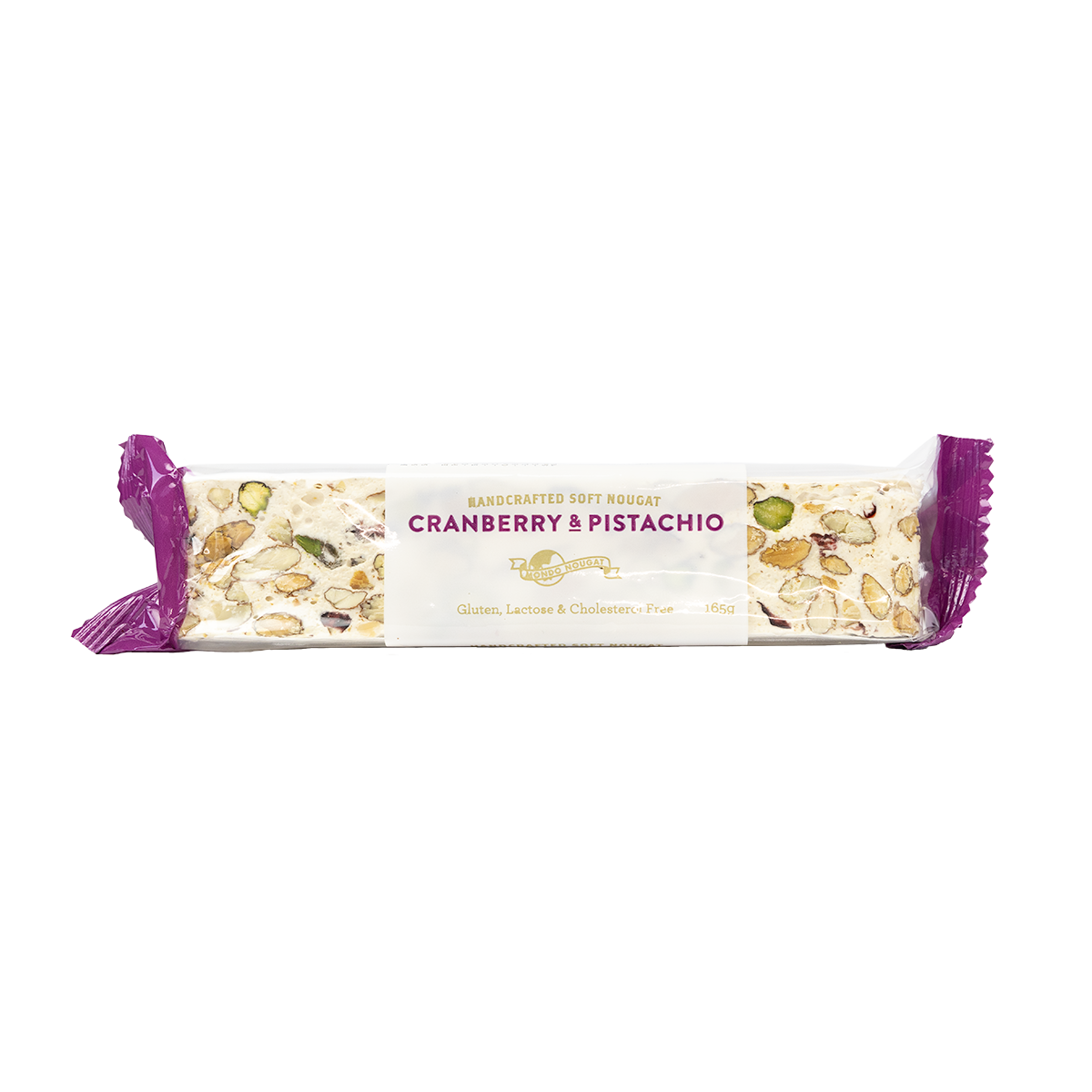 165g Nougat Bar Cranberry, Pistachio & Almond
