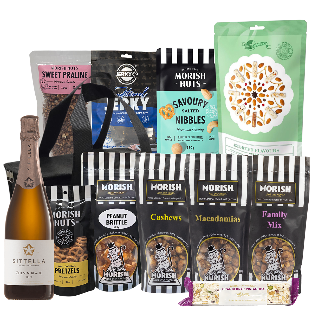 Morish Deluxe Cooler Bag with Wine