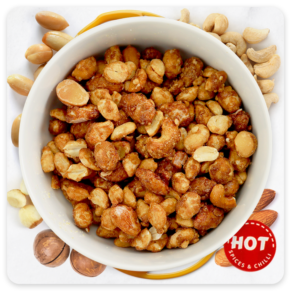 Family Mix Caramel Coated - Hot & Spicy