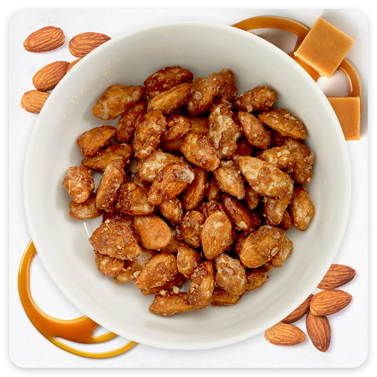 Almonds Caramel Coated