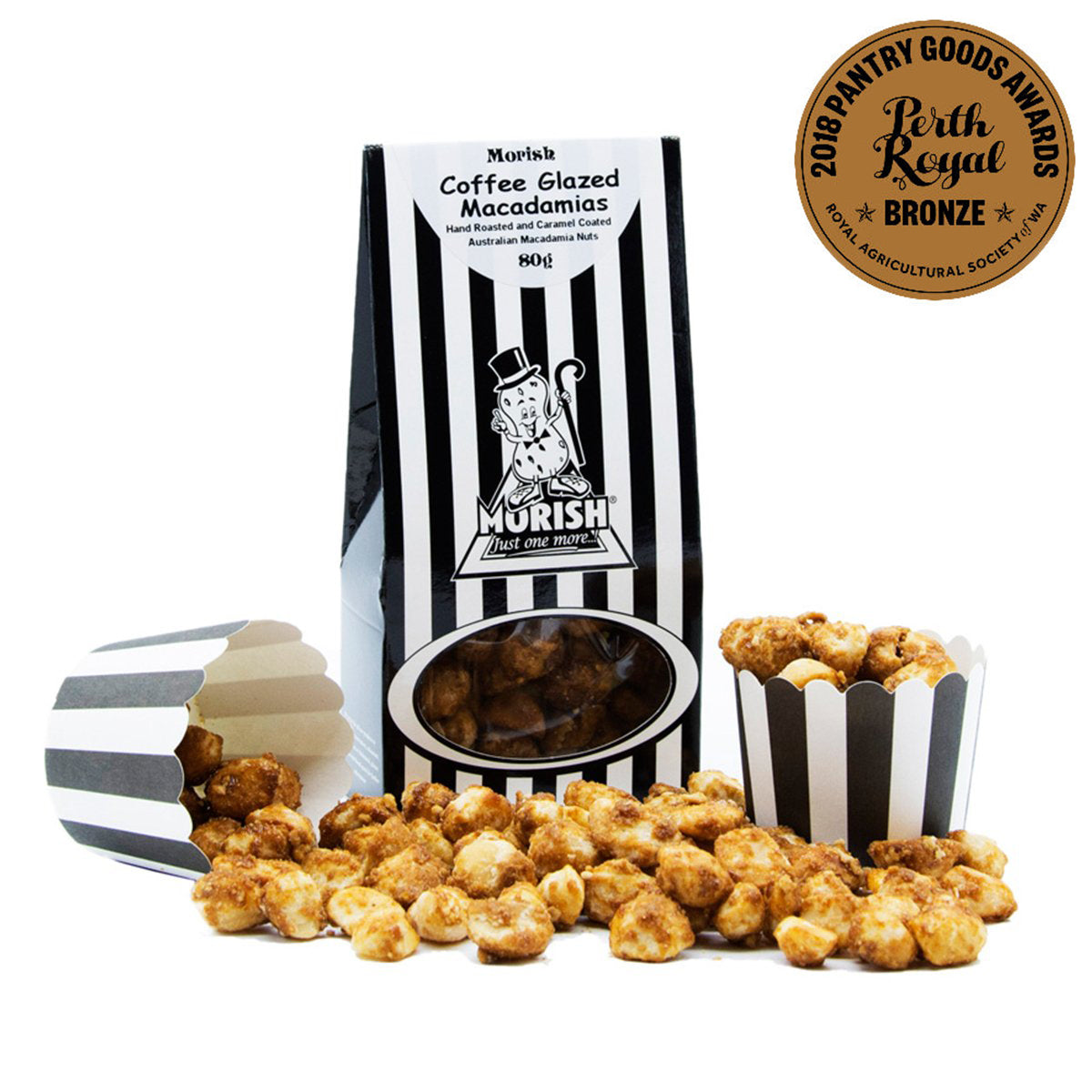 Macadamias Caramel Coated & Coffee Glazed