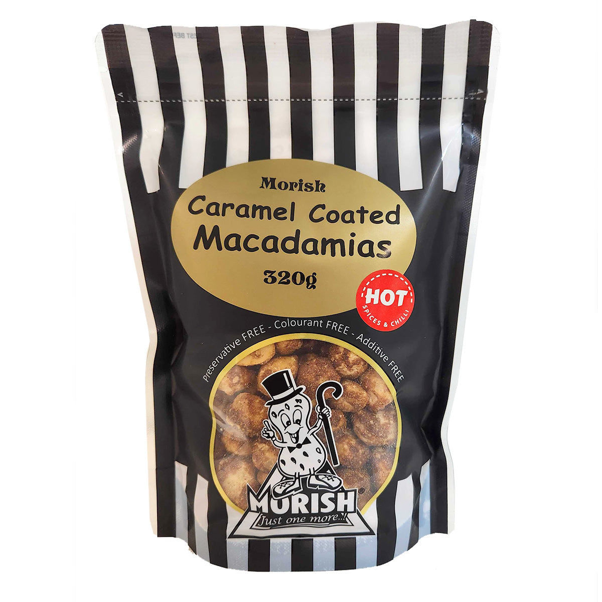 Macadamias Caramel Coated - Hot & Spicy