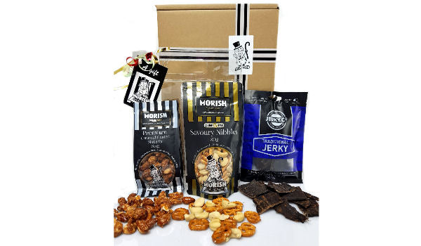 NEW PRODUCT ALERT | Beef Up Your Man Snacks with our Nuts & Jerky Gift Packs. For the Man Who Needs Their MEAT!