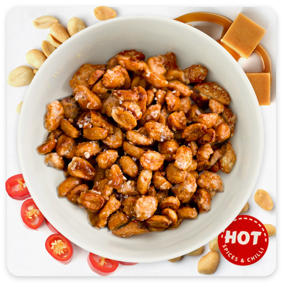 Peanuts Caramel Coated - Hot & Spicy