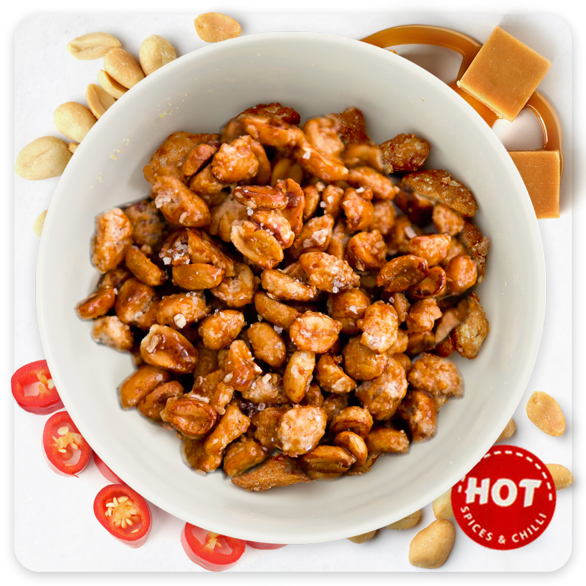 Peanuts Caramel Coated - Hot & Spicy